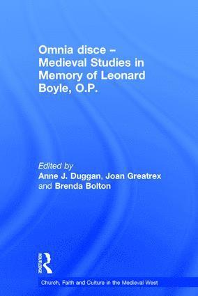 bokomslag Omnia disce - Medieval Studies in Memory of Leonard Boyle, O.P.