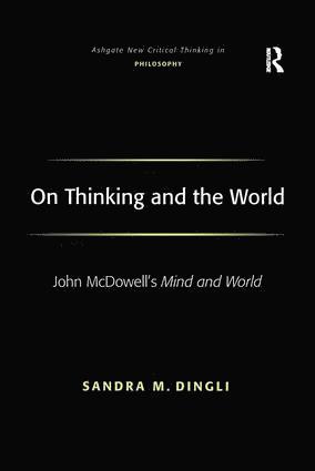 bokomslag On Thinking and the World