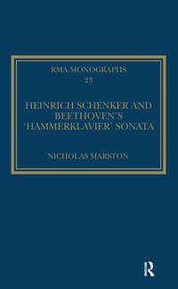 bokomslag Heinrich Schenker and Beethoven's 'Hammerklavier' Sonata