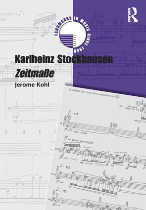 bokomslag Karlheinz Stockhausen: Zeitma