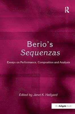 Berio's Sequenzas 1