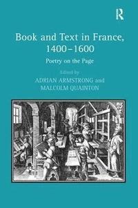 bokomslag Book and Text in France, 14001600