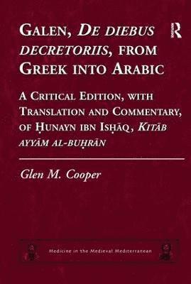 Galen, De diebus decretoriis, from Greek into Arabic 1