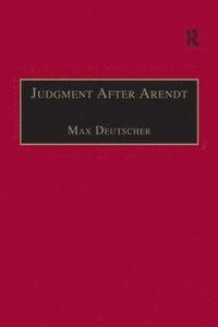 bokomslag Judgment After Arendt