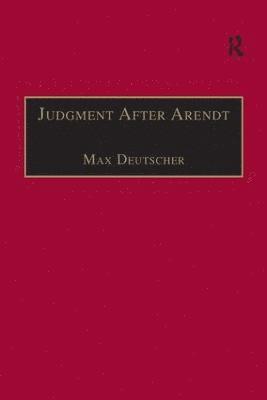 Judgment After Arendt