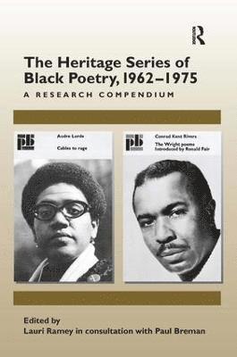 The Heritage Series of Black Poetry, 19621975 1