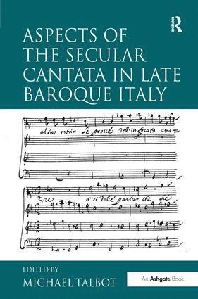 bokomslag Aspects of the Secular Cantata in Late Baroque Italy