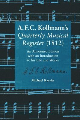 A.F.C. Kollmann's Quarterly Musical Register (1812) 1