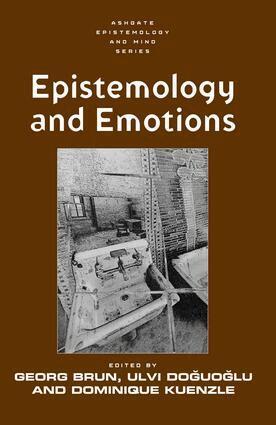 Georg Brun, Ulvi Doguoglu - Epistemology and Emotions, Inbunden