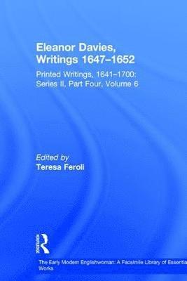 bokomslag Eleanor Davies, Writings 16471652