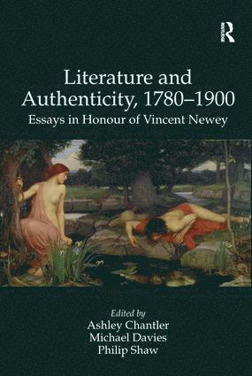 Literature and Authenticity, 17801900 1