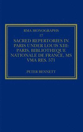 bokomslag Sacred Repertories in Paris under Louis XIII