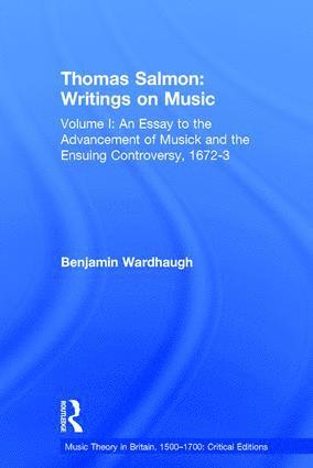 bokomslag Thomas Salmon: Writings on Music