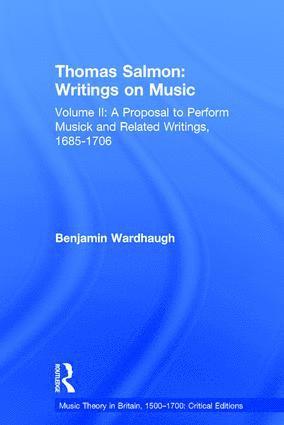 Thomas Salmon: Writings on Music 1