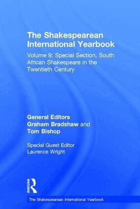 Graham Bradshaw, Tom Bishop, Clara Calvo - Shakespearean International Yearbook, Inbunden