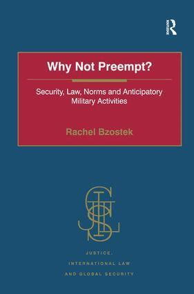 Rachel Bzostek - Why Not Preempt?, Inbunden