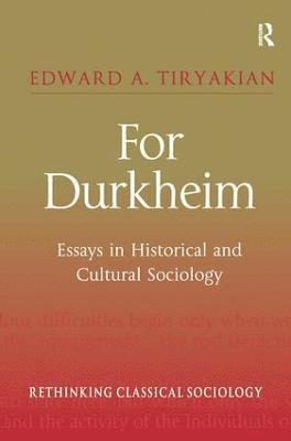 For Durkheim 1