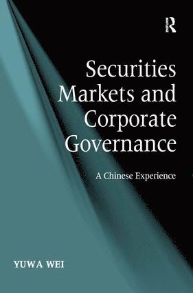 bokomslag Securities Markets and Corporate Governance