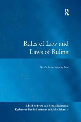 bokomslag Rules of Law and Laws of Ruling