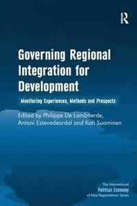 bokomslag Governing Regional Integration for Development