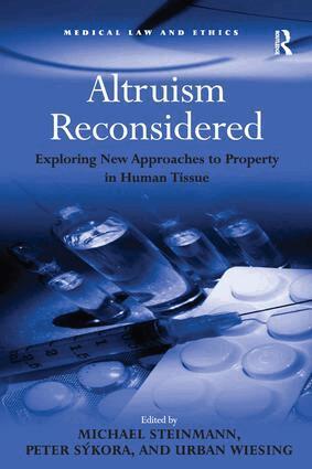 Peter Sýkora, Urban Wiesing, Michael Steinmann - Altruism Reconsidered, Inbunden