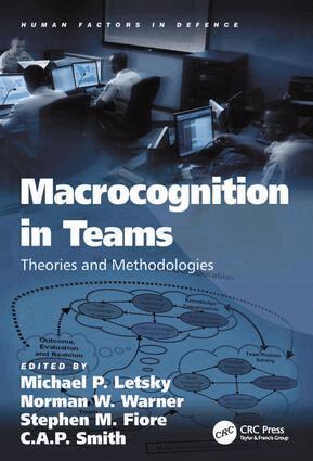 Michael P. Letsky, Norman W. Warner, Stephen M. Fiore, C.A.P. Smith - Macrocognition in Teams, Inbunden