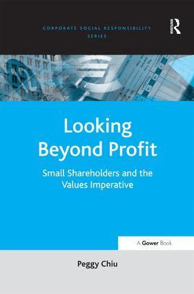 Peggy Chiu - Looking Beyond Profit, Inbunden