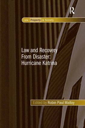 bokomslag Law and Recovery From Disaster: Hurricane Katrina