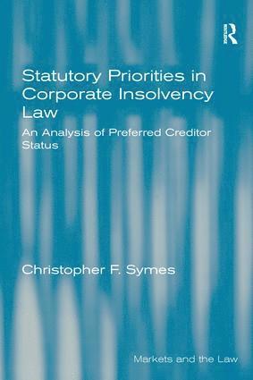 bokomslag Statutory Priorities in Corporate Insolvency Law