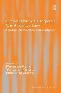 bokomslag China's New Enterprise Bankruptcy Law