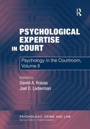 bokomslag Psychological Expertise in Court