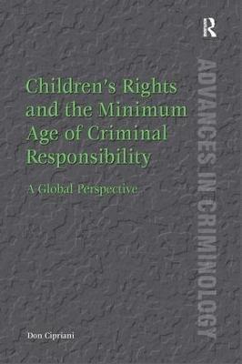 bokomslag Childrens Rights and the Minimum Age of Criminal Responsibility