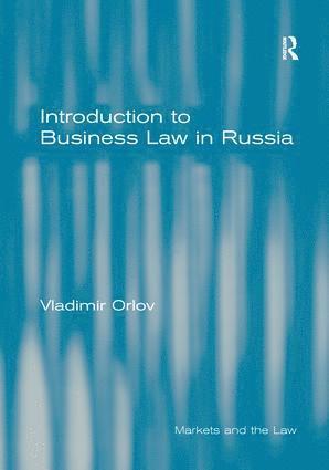 bokomslag Introduction to Business Law in Russia