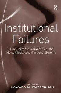 bokomslag Institutional Failures