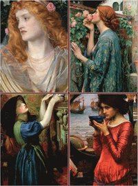 bokomslag Set of Four Magnetic Notepads: Pre-Raphaelites