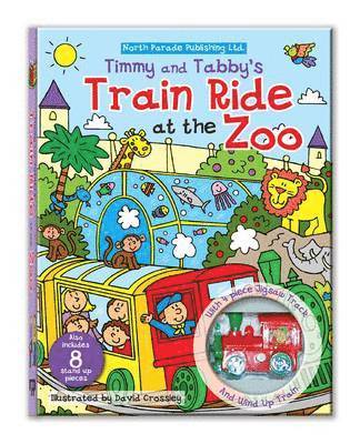 Track Jigsaw Book - Timmy and Tabby's Train Ride at the Zoo, Häftad