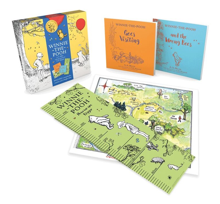 A. A. Milne - Winnie-the-Pooh: Gift Box (with 2x books, height chart & poster), Häftad. Tillgänglighet: Lägg i varukorg