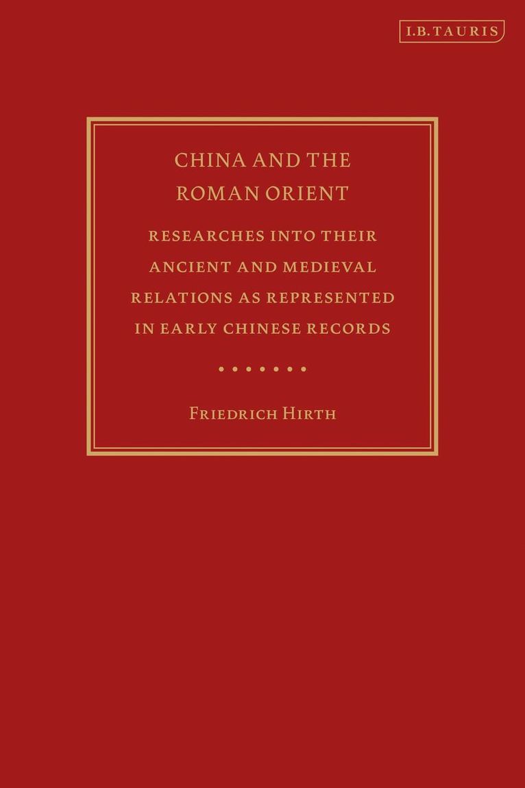 China and the Roman Orient 1