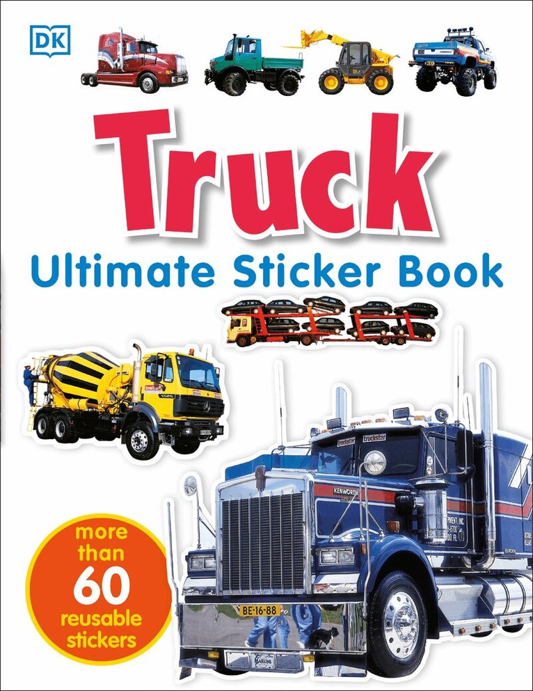 DK - Ultimate Sticker Book: Truck, Häftad