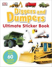 bokomslag Ultimate Sticker Book: Diggers And Dumpers