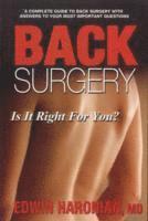 bokomslag Back Surgery