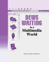 Thomas Clanin, Andi Stein, Anthony Fellow - News Writing in a Multimedia World, Häftad