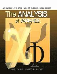 bokomslag Analysis of Variance