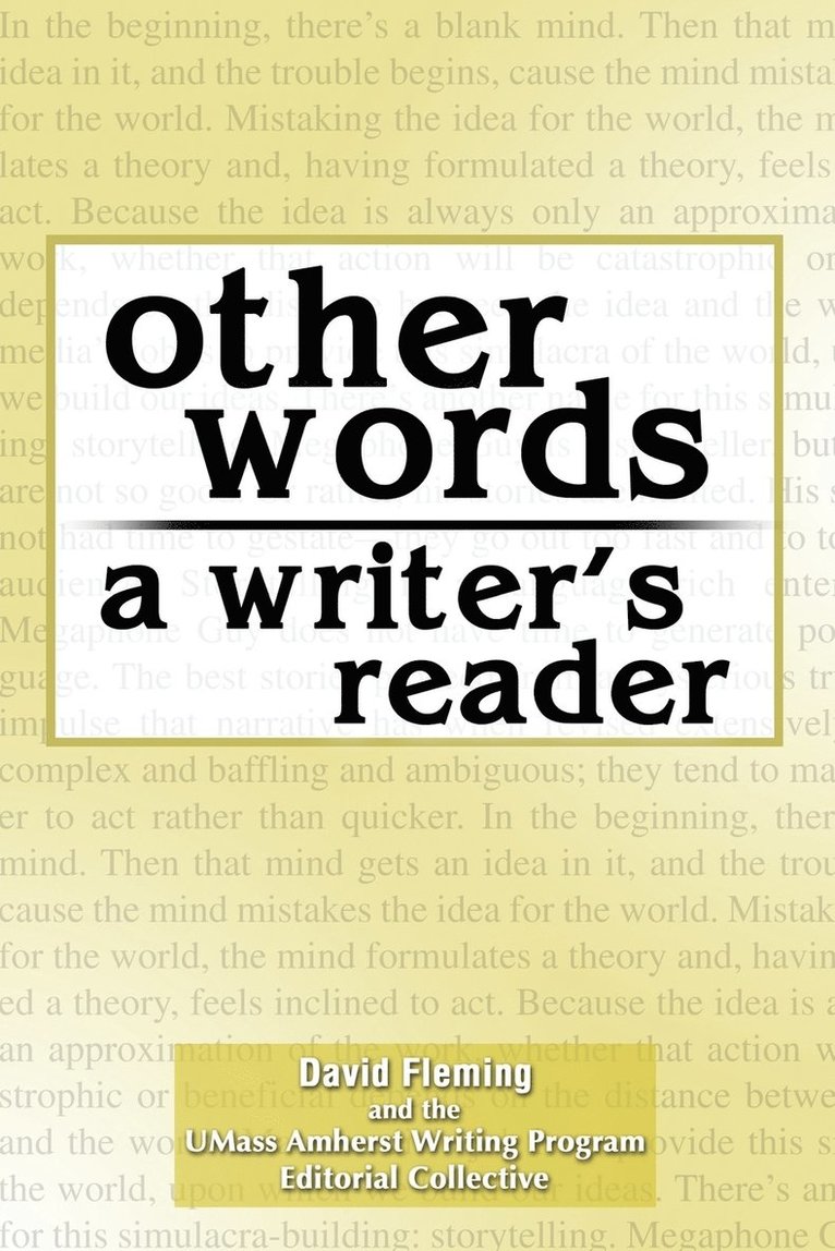 Other Words: A Writer's Reader 1