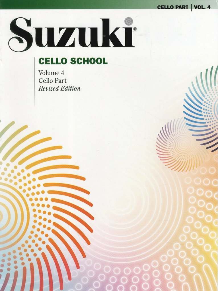 Suzuki Cello School, Vol 4: Cello Part 1