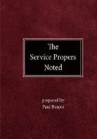 bokomslag The Service Propers Noted