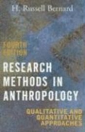 bokomslag Research methods in anthropology : qualitative and quantitative approaches,