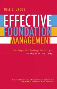 bokomslag Effective Foundation Management