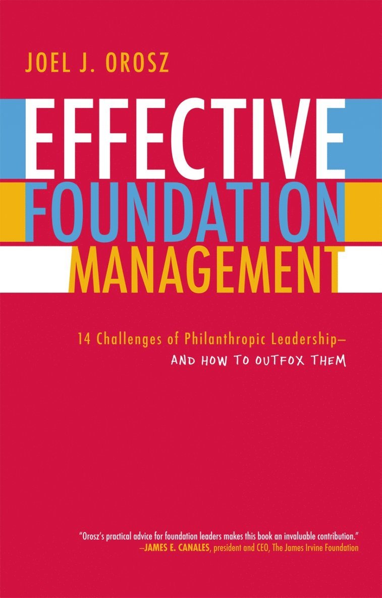Effective Foundation Management