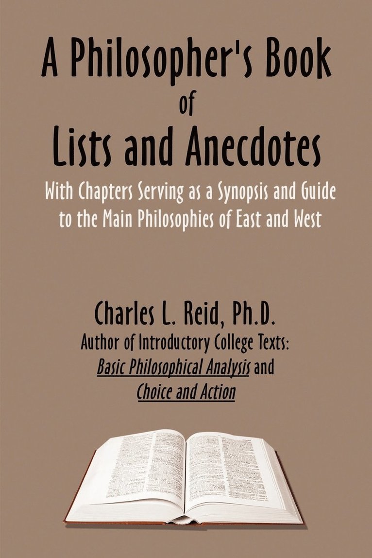 A Philosopher's Book of Lists and Anecdotes 1